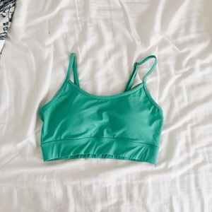 Turquoise bralette swim bikini top, FULL SUPPORT